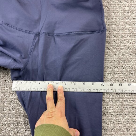90 Degree by Reflex Stretchy Legging Pants Women Size Large L Blue Activewear - Picture 9 of 11